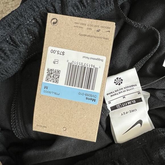 Nike Dri-Fit Strike Soccer Pants Mens Medium Slim Black Ankle Zip DV9269-010 NWT - Picture 8 of 9